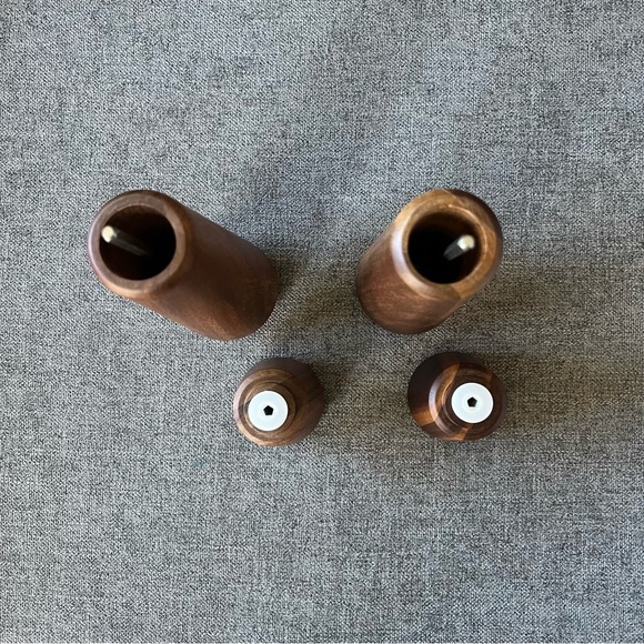 NWOT Acacia Salt and Pepper Mill Set - Picture 6 of 6